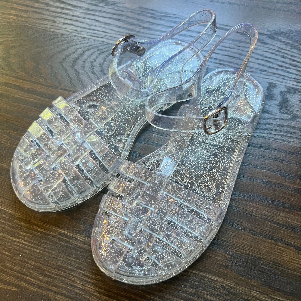 Old Navy Jelly Fisherman Sandals for Girls SIze 12